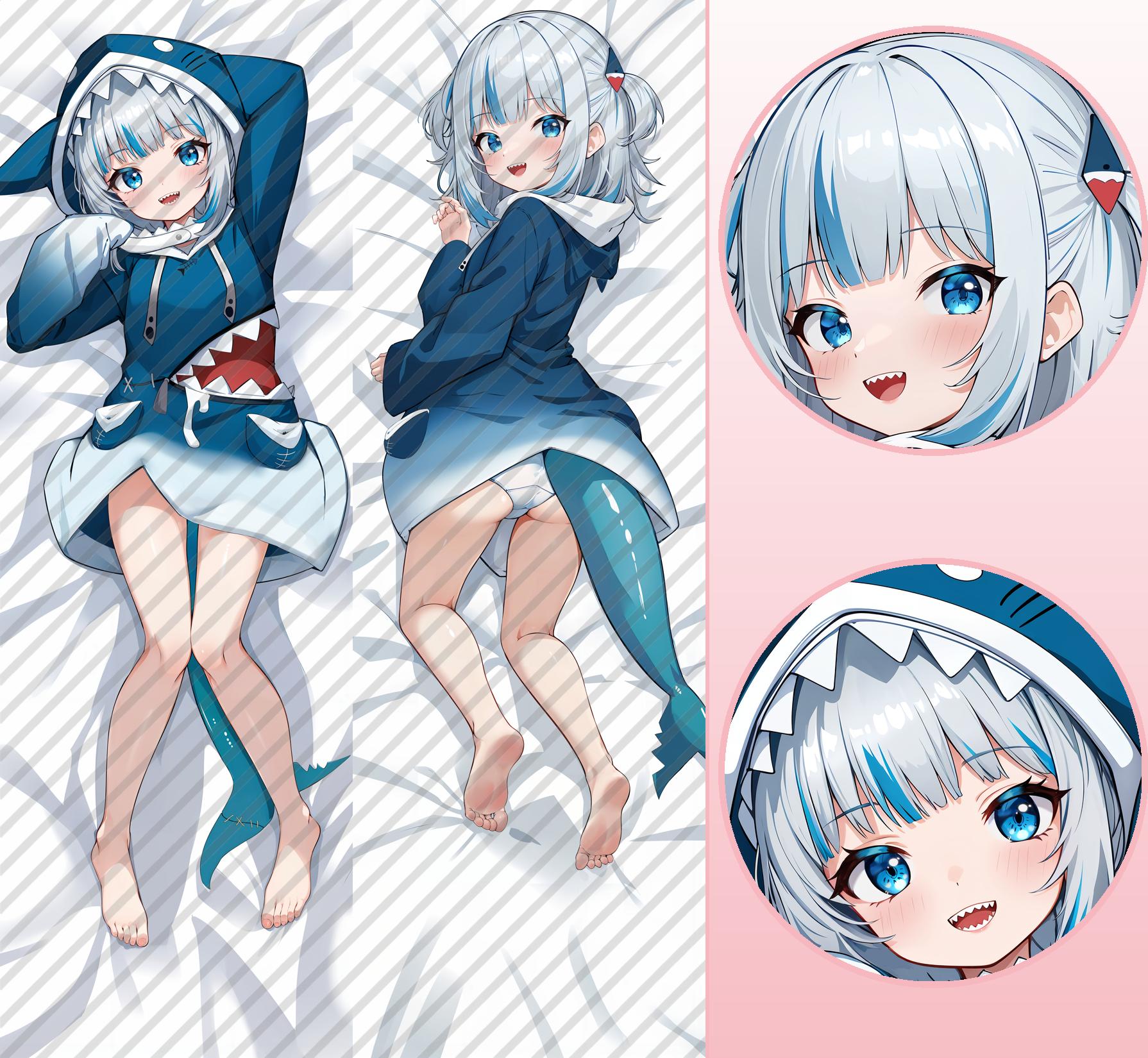 Hololive がうる・ぐらの抱き枕カバー Hololive Gawr Gura's Bodypillow – 輝夜白兔