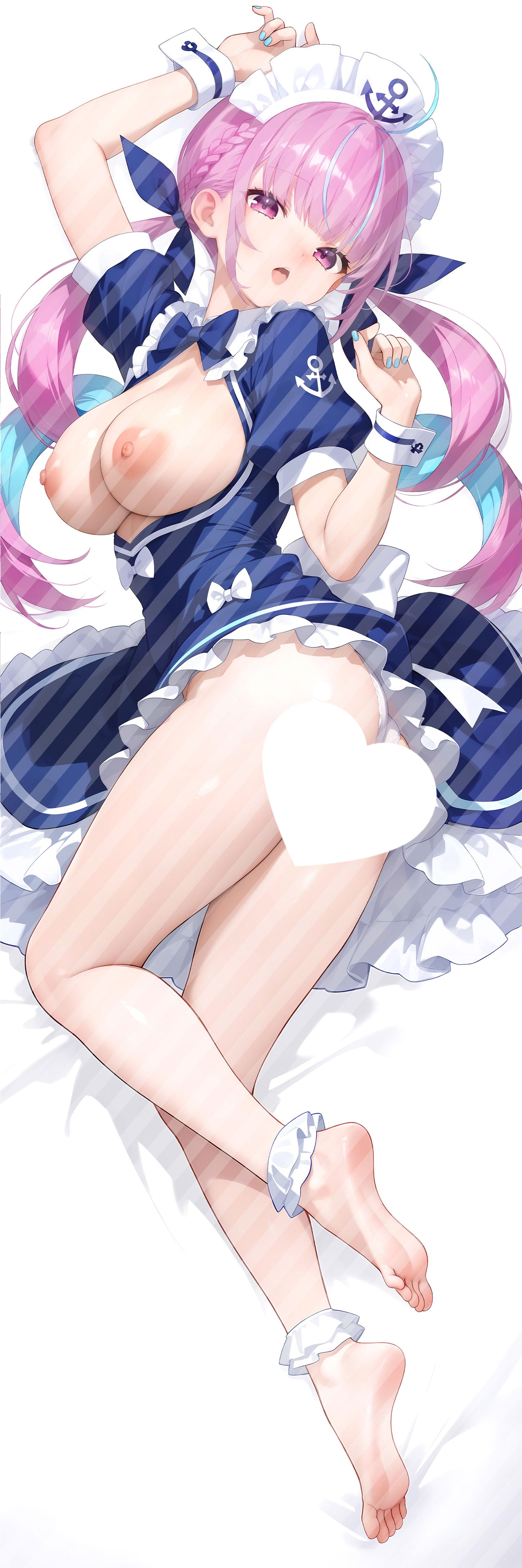 ホロライブ Vtuber 湊あくあの抱き枕カバー Hololive Vtuber Minato Aqua Bodypillow