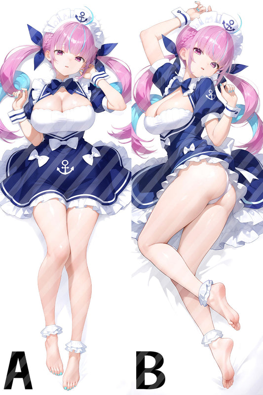 ホロライブ Vtuber 湊あくあの抱き枕カバー Hololive Vtuber Minato Aqua Bodypillow