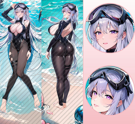 アズールレーン エンタープライズの抱き枕カバー Azur Lane Enterprise's Bodypillow