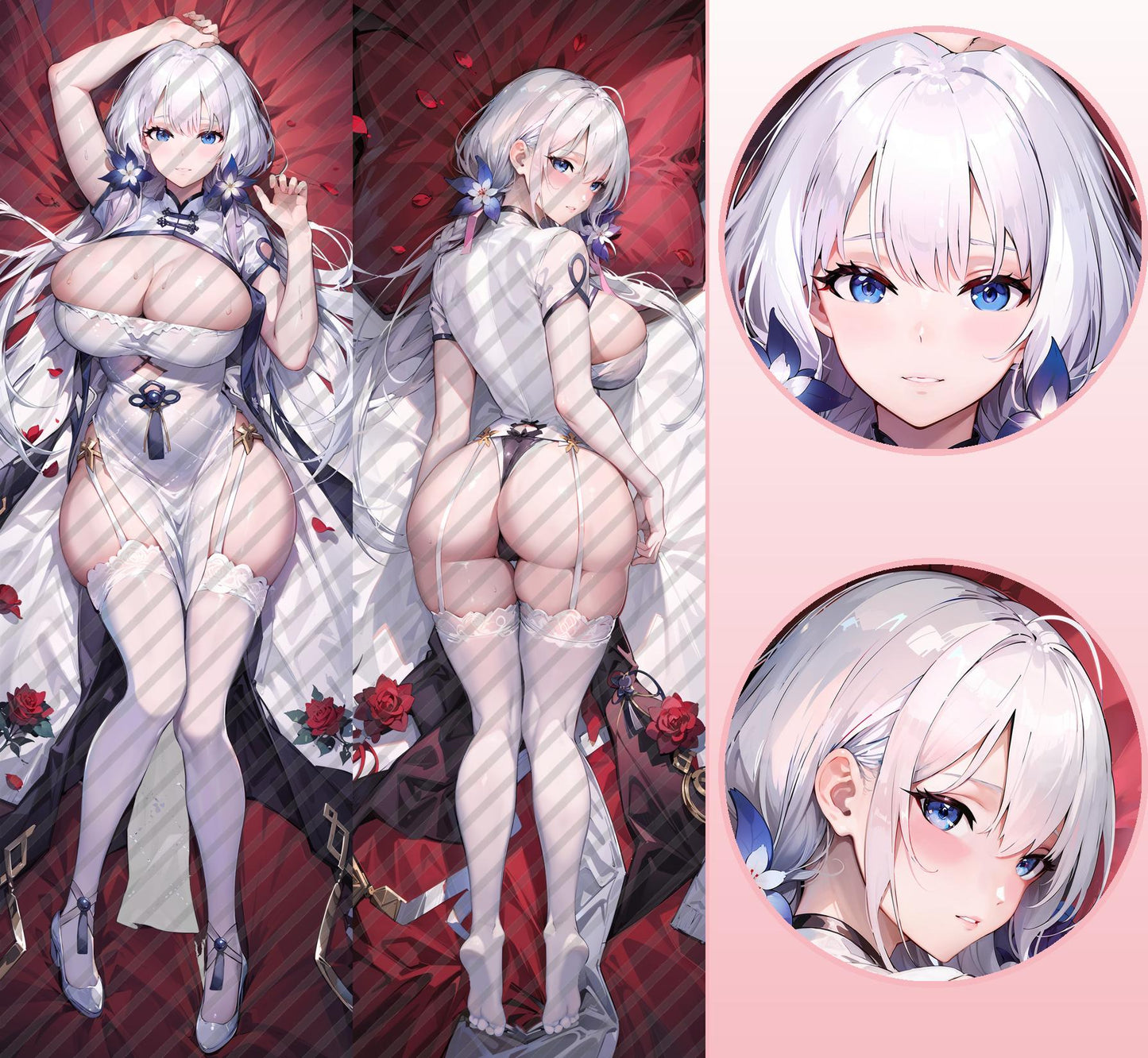 アズールレーン イラストリアスの抱き枕カバー Azur Lane Illustrious's Bodypillow