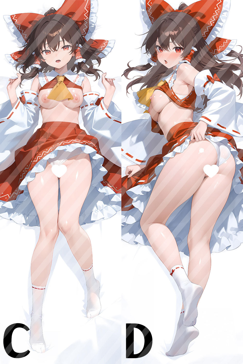 東方プロジェクト 博麗 霊夢の抱き枕カバー Touhou Project Hakurei Reimu Bodypillow