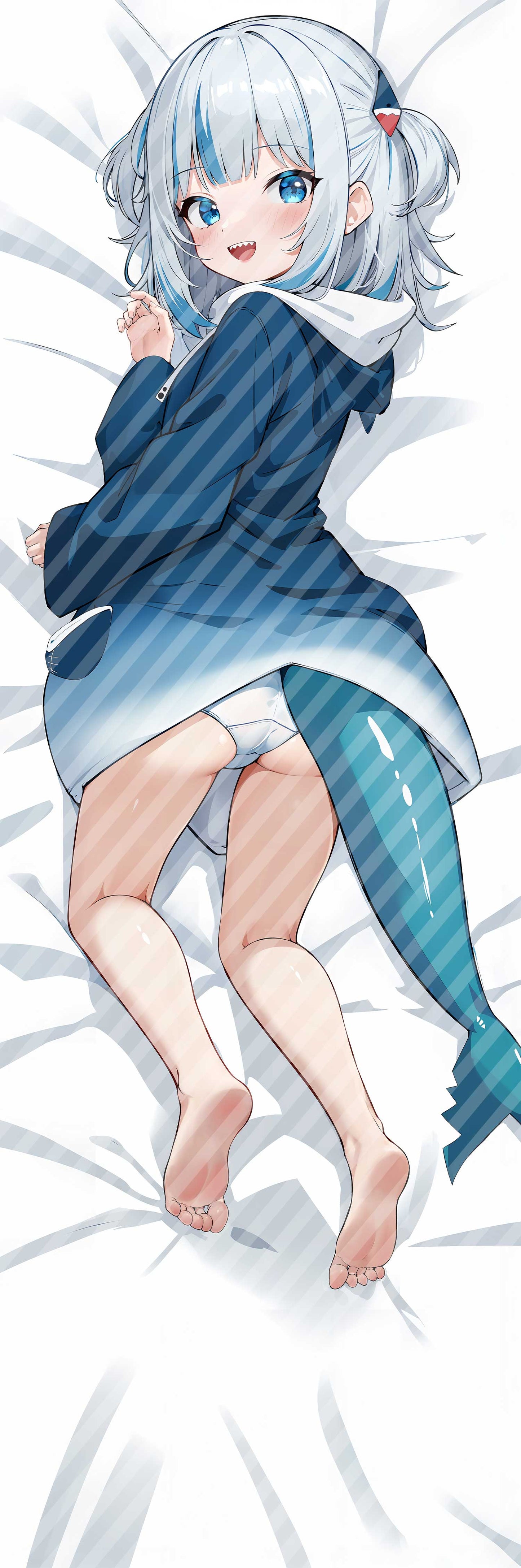 ホロライブ Vtuber がうる・ぐらの抱き枕カバー Hololive Vtuber Gawr Gura Bodypillow