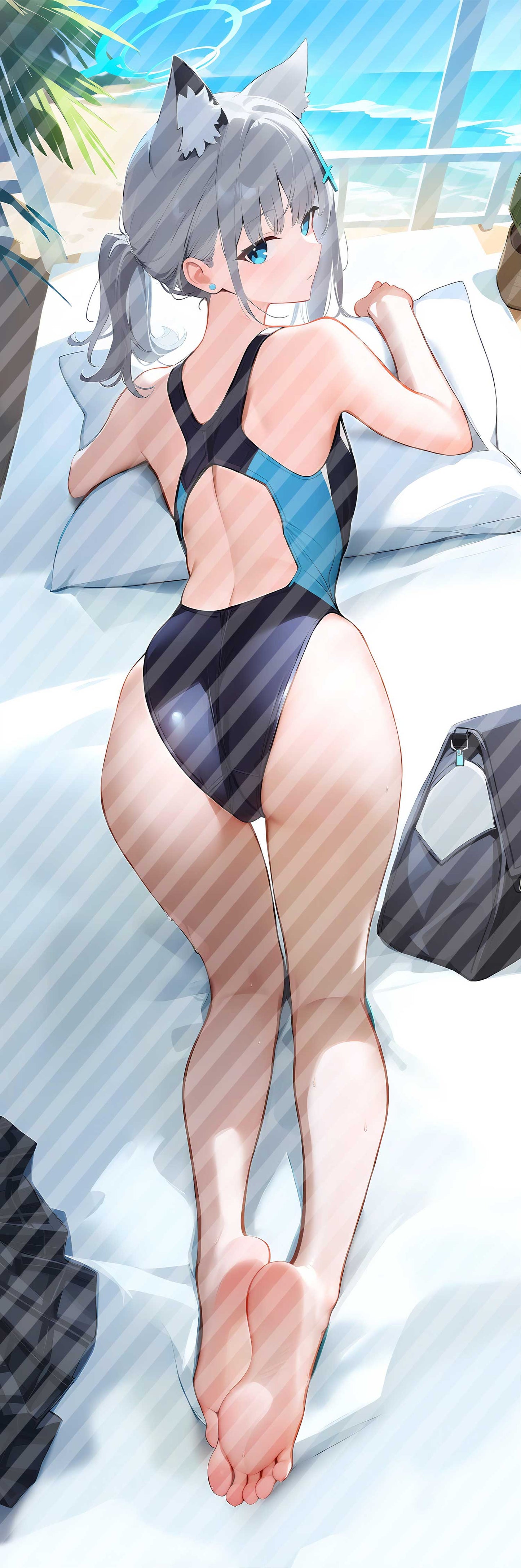 ブルーアーカイブ 砂狼 シロコの抱き枕カバー Blue Archive Sunaōkami Shiroko Bodypillow