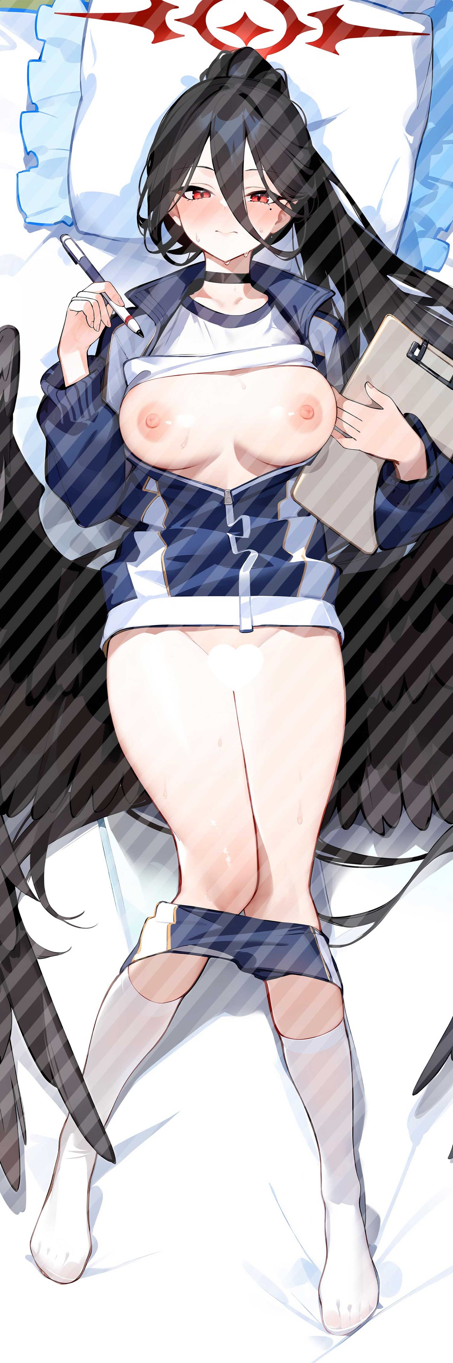 ブルーアーカイブ 羽川 ハスミの抱き枕カバー Blue Archive Hanekawa Hasumi Bodypillow