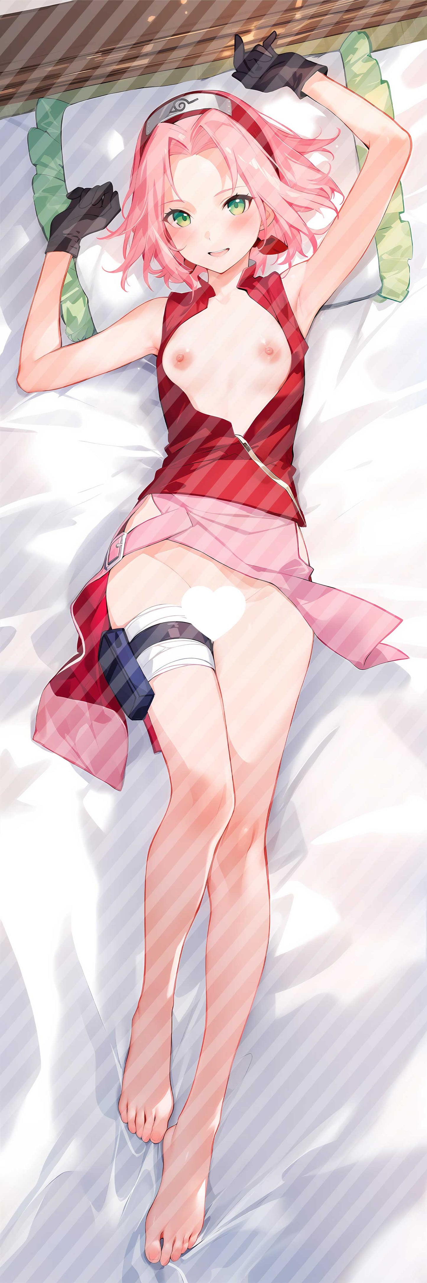 NARUTO -ナルト- 春野 サクラの抱き枕カバー Naruto Haruno Sakura Bodypillow