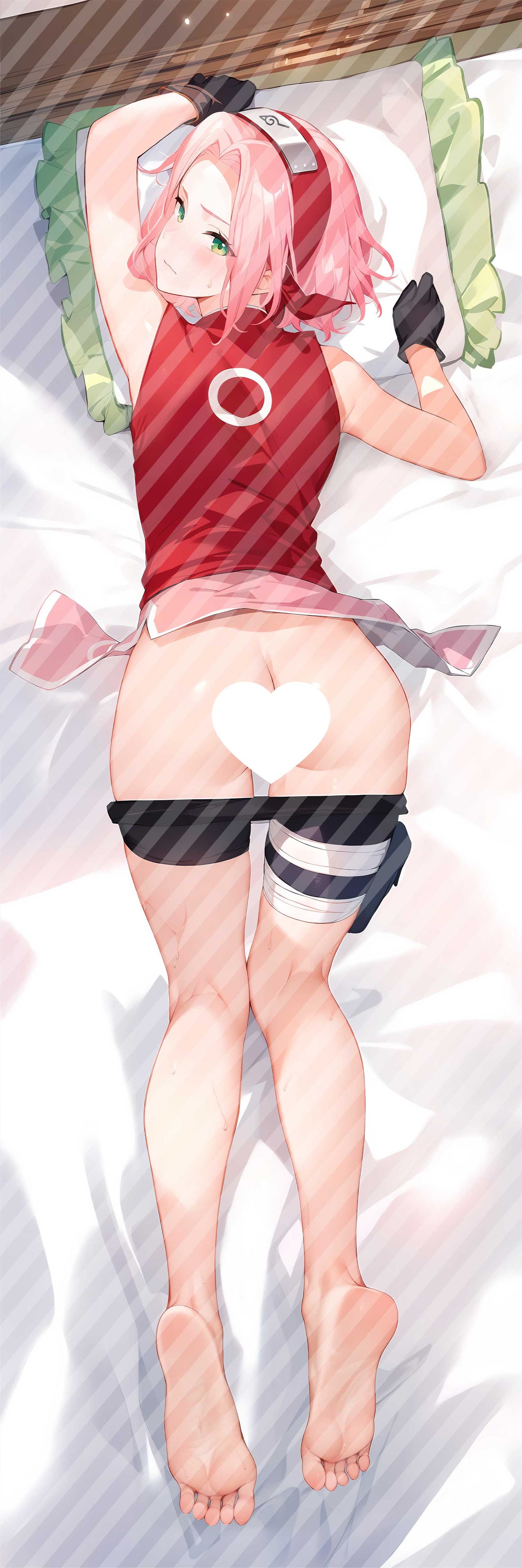 NARUTO -ナルト- 春野 サクラの抱き枕カバー Naruto Haruno Sakura Bodypillow