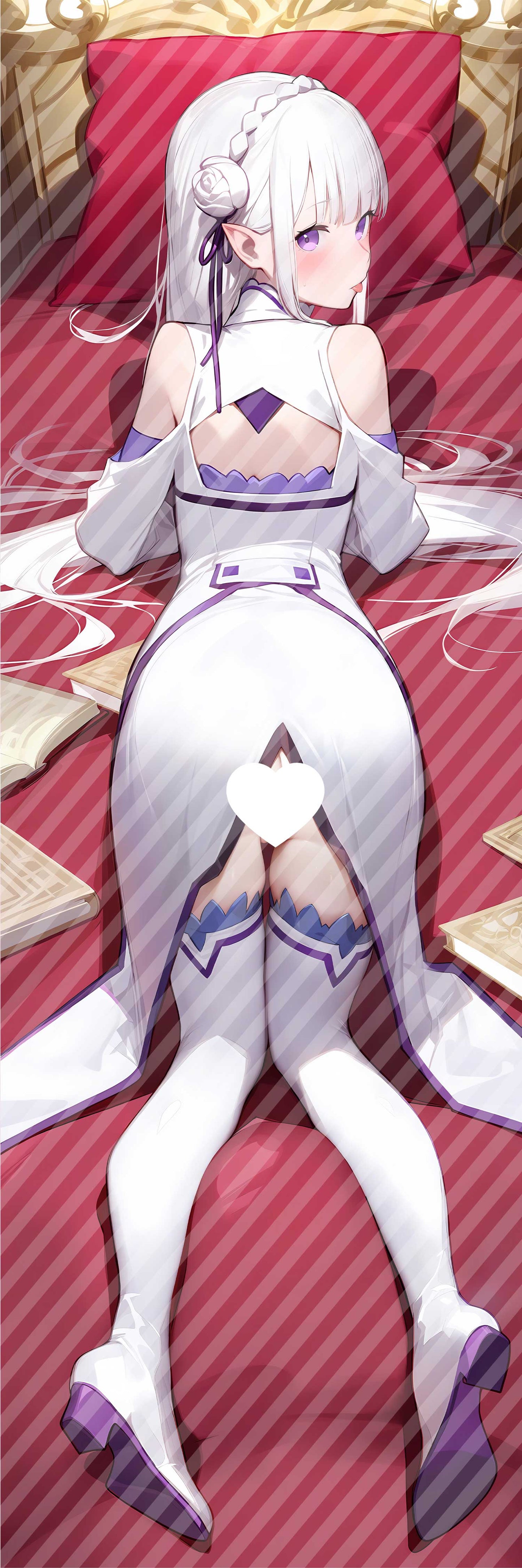 Re:ゼロから始める異世界生活 エミリアの抱き枕カバー Re:Zero Emilia Bodypillow