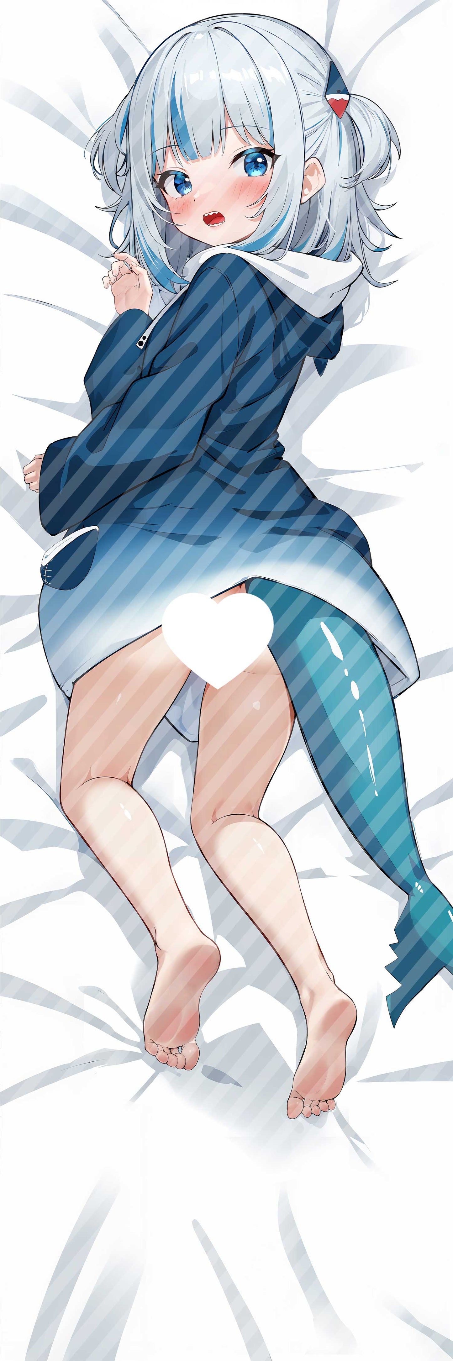 ホロライブ Vtuber がうる・ぐらの抱き枕カバー Hololive Vtuber Gawr Gura Bodypillow