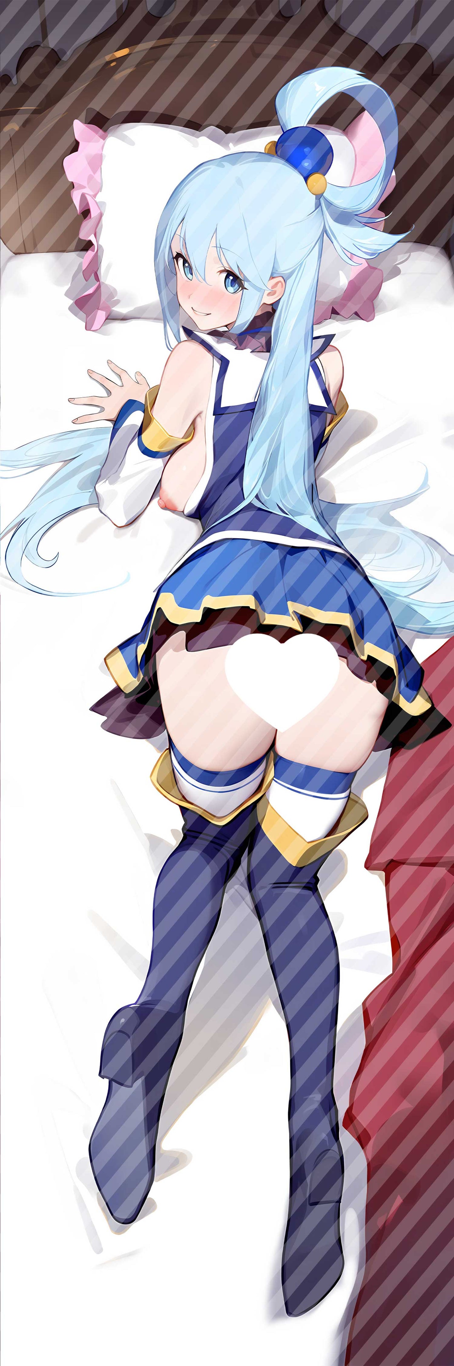 この素晴らしい世界に祝福を！ アクアの抱き枕カバー Konosuba Aqua Bodypillow