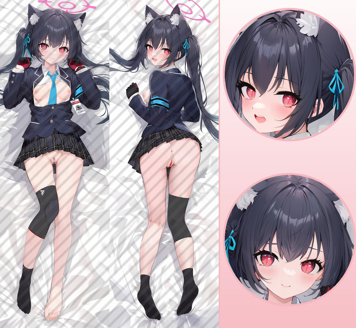 ブルーアーカイブ 黒見 セリカの抱き枕カバー Blue Archive The Animation Kuromi Serika's Bodypillow