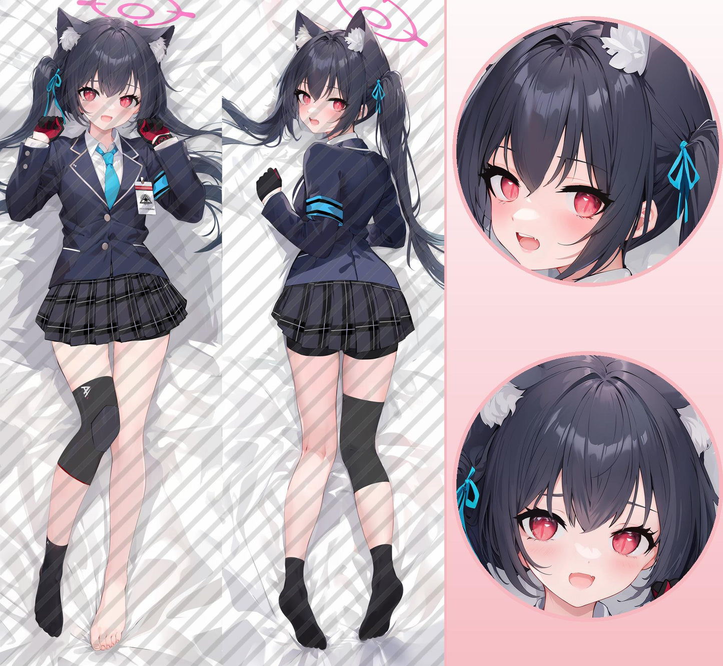 ブルーアーカイブ 黒見 セリカの抱き枕カバー Blue Archive The Animation Kuromi Serika's Bodypillow