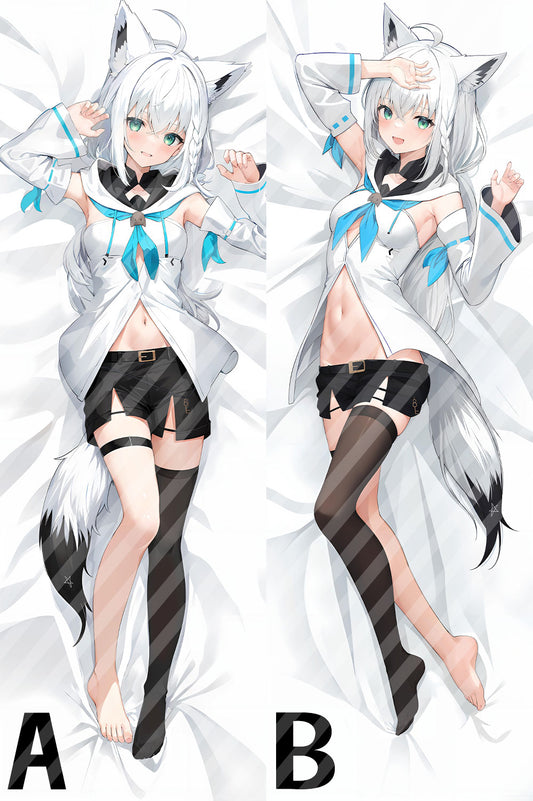 ホロライブ Vtuber 白上 フブキの抱き枕カバー Hololive Vtuber Shirakami Fubuki Bodypillow