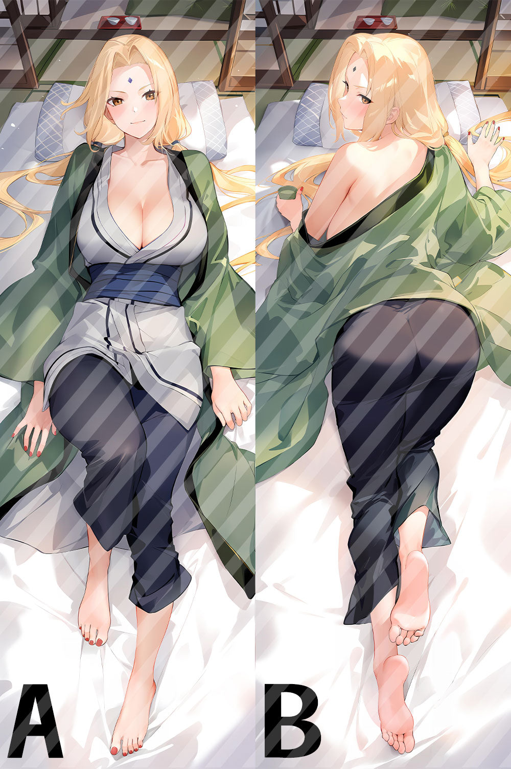 NARUTO -ナルト- 綱手の抱き枕カバー Naruto Tsunade Bodypillow