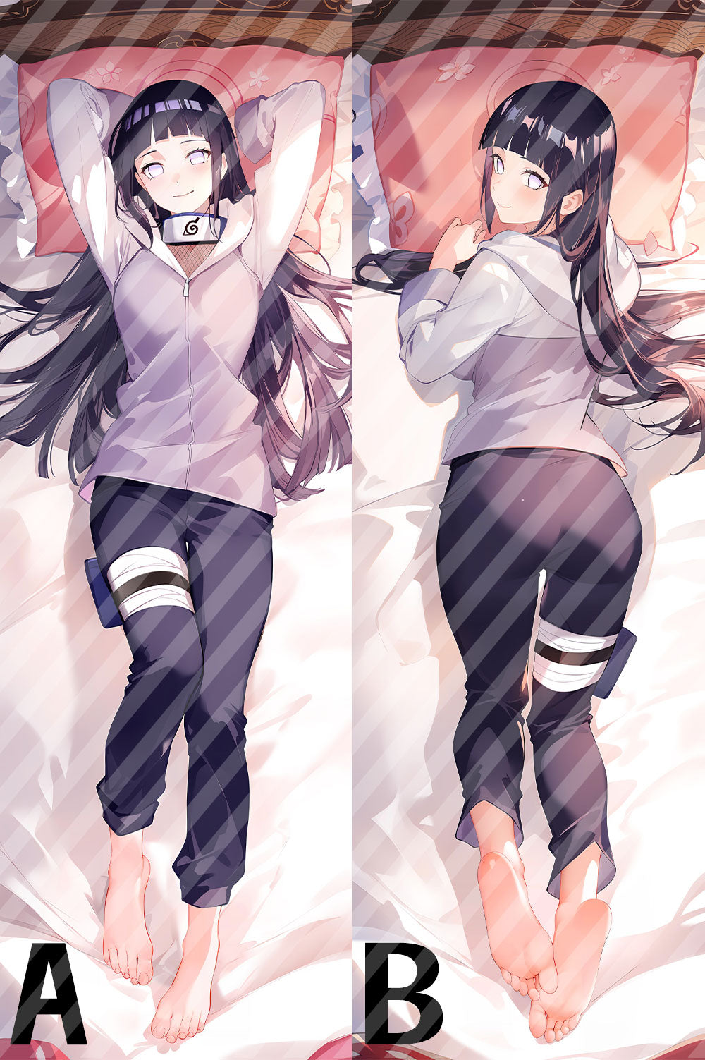 NARUTO -ナルト- 日向 ヒナタの抱き枕カバー Naruto Hyūga Hinata Bodypillow