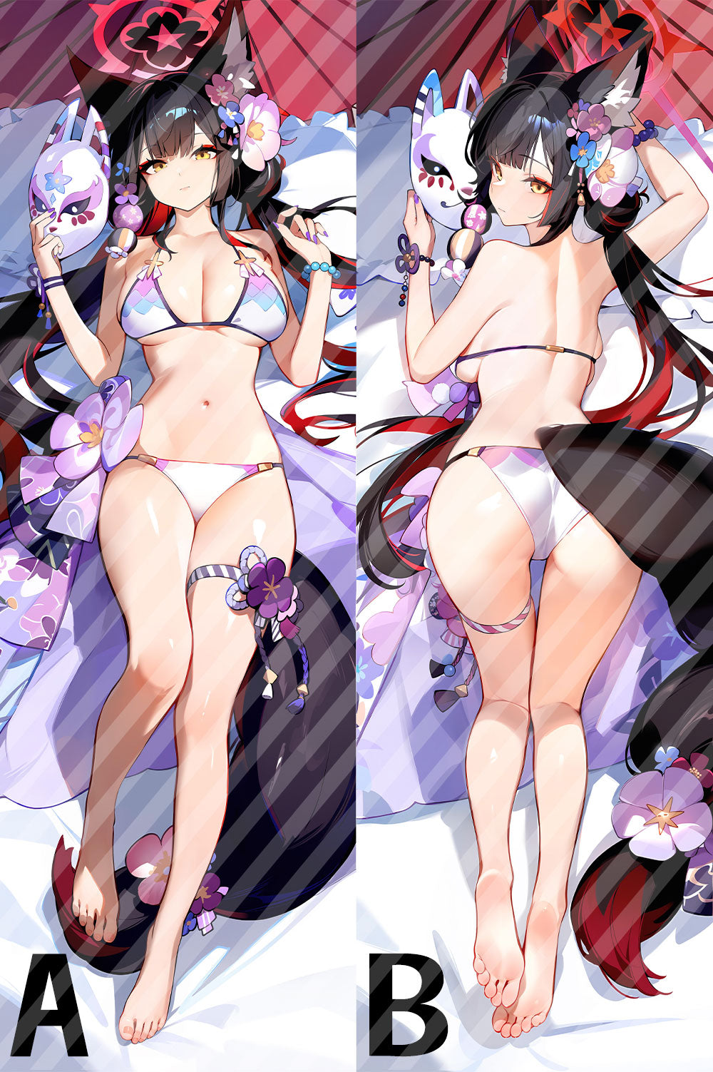 ブルーアーカイブ 狐坂 ワカモの抱き枕カバー Blue Archive Kosaka Wakamo Bodypillow